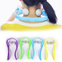 Pressure Point Therapy Neck Massager Shoulder Back Pain Relief Massager Dual Trigger Point Roller Self-massage Tool Dropshipping