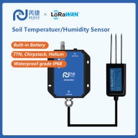 เซ็นเซอร์ Rejeee Suhu Tanah LoRaWAN/Border/EC 3 IN 1,Baterai 38000 Mahbuilt IN,Antena Eksternal,IP68, 0-5M,ฮีเลียม,TTN,Chripstack ขายดี