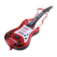Music Electric Guitar 4 Strings Musical Instrument Educational Toy Kids Gift