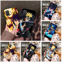 Casing หรับ iPhone 11 12 Mini X Xs XR Pro Max 6+ 6s+ 7+ 8+ 6 7 8 Plus 5 5s SE 2020 LU66 Naruto sasuke Anime Pattern Phone เคสโทรศัพท์ อ่อนนุ่ม TPU Black ปก