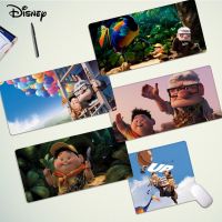 แผ่นรองเมาส์ Disney Up แผ่นรองเมาส์ขนาดแผ่นเมาส์เกมแผ่นเดสก์ท็อปมีเอกลักษณ์สำหรับตัวล็อคขอบขนาดใหญ่