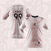 KENZ AW06 - Jersey White Pink Floral Sportswear Exclusive Kids Shirt