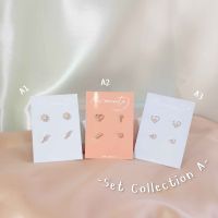 Mi.amorte ♡ ต่างหูก้านเงินแท้ S925 ♡ earing set 〰 Set collection A