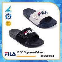 Fila Collection ฟิล่า รองเท้าแตะ รองเท้าแตะแบบสวม รองเท้าสำหรับผู้ชาย M SD SupremeVelcro SDST220704  NVWH/BK (590)