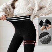 HOT★สูงเอวกำมะหยี่กางเกงฟิตเนสผู้หญิงอบอุ่น Leggings กำมะหยี่ฤดูใบไม้ร่วงฤดูหนาวแกะแคชเมียร์ Warm Leggings โยคะกีฬา