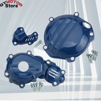 Motorcycle Clutch Cover Magneto Engine Water Pump Guard Set For KTM 4 Stroke 250 350 SX-F XC-F For Husqvarna 4 Stroke FC FE FX Covers