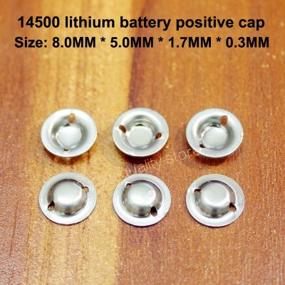 100pcs/lot 5th welding cap stainless steel positive tip Battery accessories