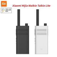 Xiaomi เดิม Mijia Walkie Talkie Lite แพ่ง5กม. อินเตอร์คอมกลางแจ้งวิทยุขนาดเล็กมือถือวอล์คกี้ Talkie กับ Mi App Interphone