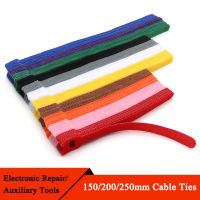 50/100Pcs 150 200 250mm Releasable Cable Ties Plastics Fastening Reusable Cable Tie Straps Nylon Wrap Zip Bundle Bandage Ties-SOPO STORE