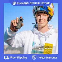 Insta360 ONE X2 - 360 Camera & Action Camera, Waterproof, 5.7K, Stabilization, Touch Screen, AI Editing, Live Streaming, Webcam