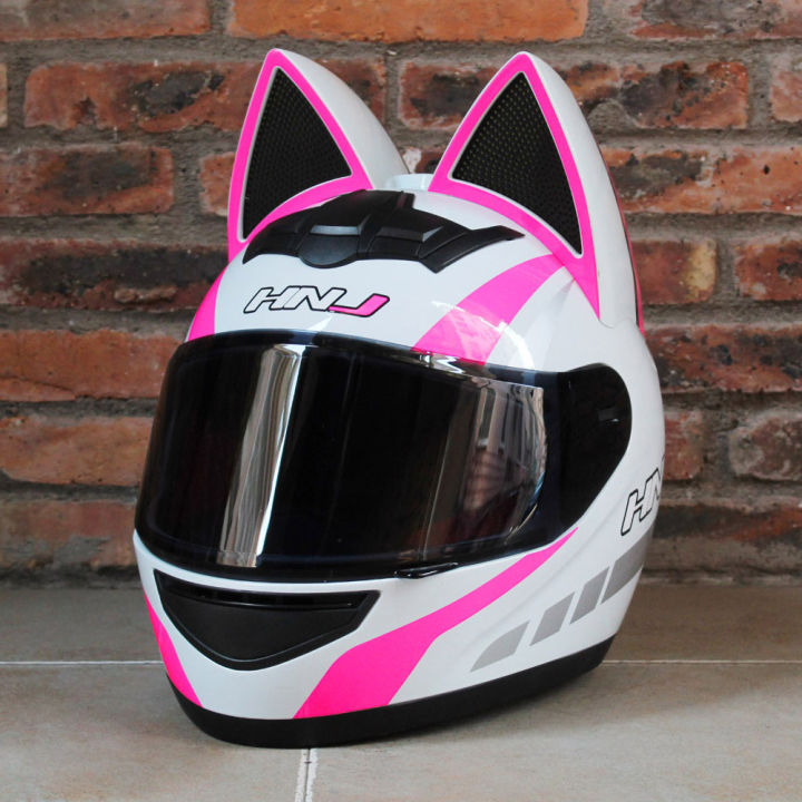 motorcycle-helmet-full-face-casco-moto-breathable-motocross-helmet-with-removeable-cat-ears-personality-helmet-for-woman-man