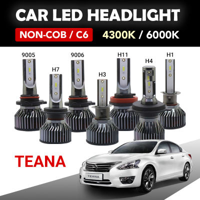 【Nissan】teana * รับประกัน1ปี * 2ชิ้น LED ไฟหน้า foglight H3 H7 H8H11H B3 9005 hilo Beam