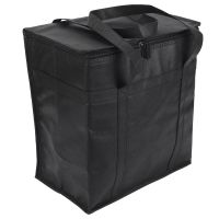 2 Pack Insulated Reusable Grocery Bag Food Delivery Bag with Dual Zipper