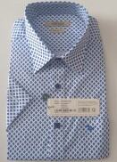 Viettien- Áo sơ mi nam Việt Tiến ngắn tay Smart Casual lai ngang