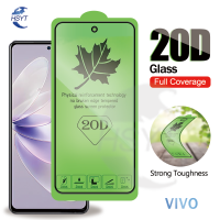 ฟิล์มกระจกนิรภัยป้องกันทุกสัดส่วน20D สำหรับ VIVO V27e V25e V23 V23e V21e V21 V20 X70 X60 5G Pro IQOO 11ปกป้องหน้าจอ