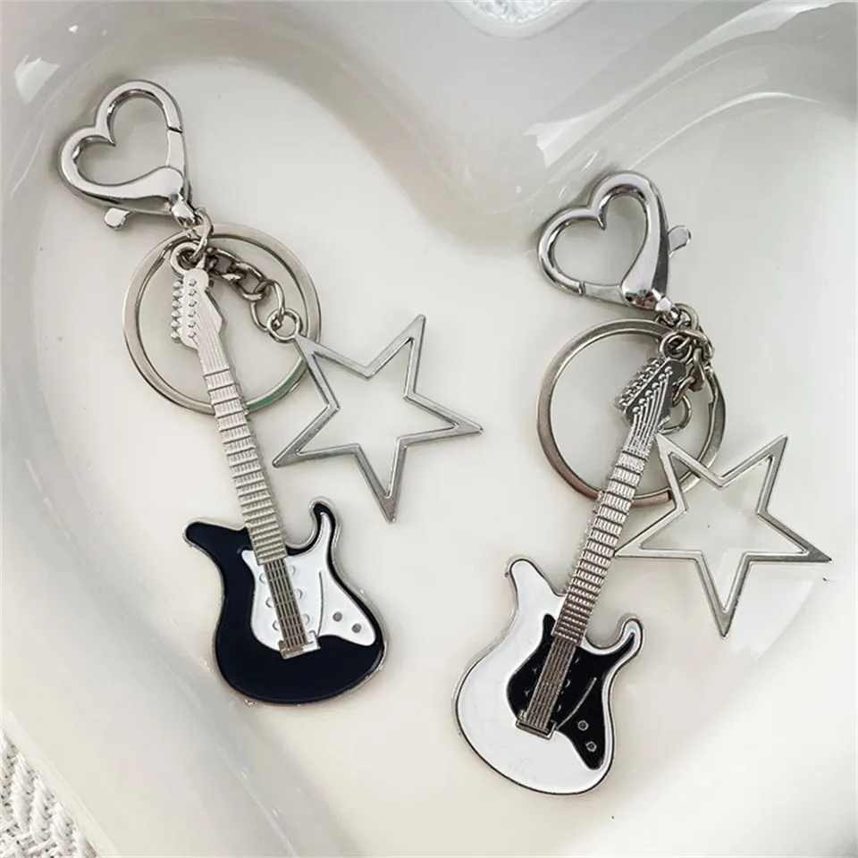Vintage Guitar Star Hair Accessories With Star, Star And Pentagram