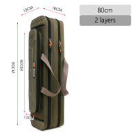 Fishing Bag Multifunctional 234 Layer 8090100120cm Fishing Rod Reel Bait Rod Storage Bag Box Fishing Backpack Dry Bag