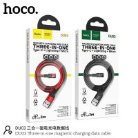 Hoco DJ03 Three-m-one magnetic charging data cable