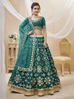 LEHENGA CHOLI :Fabric: Art Silk Work: Thread, Sequins, Dori &amp; Zari Embroidery Work. Inner: Satin with can-can layered net. Flair : 3.50 mtr Size  : Waist-42" Length-42"  Blouse (Unstitched) Fabric: Art Silk Color: Matching Work: Thread, Sequins, Dori &amp;