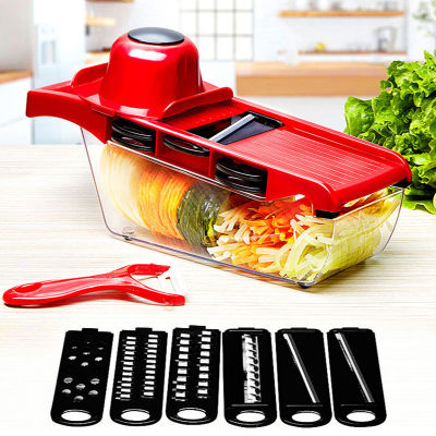 Vegetable Cutter with Steel Blade Mandoline Slicer Potato Peeler Carrot Cheese Grater vegetable slicer Kitchen Accessories