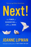 หนังสืออังกฤษใหม่ Next! : The Power of Reinvention in Life and Work [Hardcover]