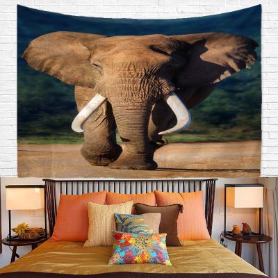 Tapestry Wall Hanging Bedspread Beach Towel Table Cloth Home Deco Multi Print Free Shipping Africa Elephant 150cmx230cm