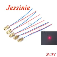 10pcs 650nm 6mm 3V 5V 5mW Adjustable Laser Dot Diode Module Red Copper Head