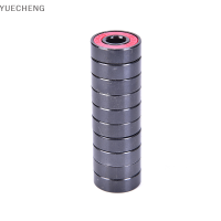 YUECHENG 10ชิ้น/เซ็ต608 2RS แบริ่ง Deep Groove STEEL SEALED BALL BEARING 608RS 608-2RS