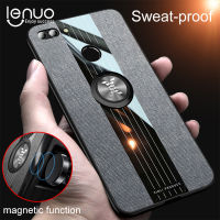 Lenuo เคสโทรศัพท์สำหรับ Huawei Nova 2 Lite Y9a Y7a Y9 Prime Smart Z Honor เคส9X แบบหรูหราขาตั้งแบบแหวนฝาหลังหนัง TPU นิ่ม