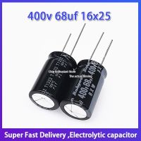 2pcs Rubycon imported aluminum electrolytic capacitor 400v 68uf 16x25 ruby bxw high frequency and long life