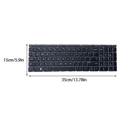 ”【；【-= Keyboard Key Board Backlit Replacement For HP Pavilion 15-CX English