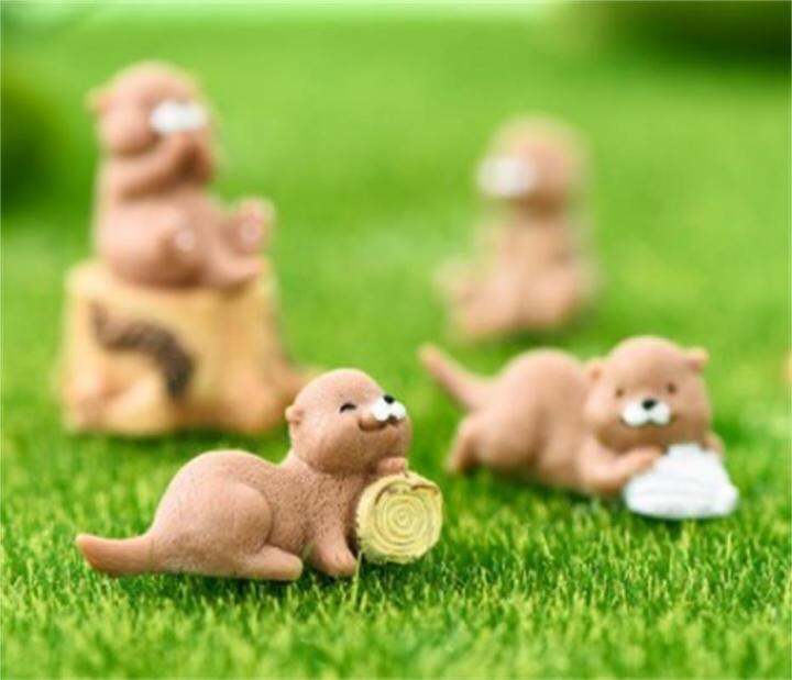 cute-little-otter-figurine-for-bonsai-decoration-dollhouse-bonsai-ornament-with-otter-model-diy-crafts-with-otter-figurines-cute-animal-model-for-home-decor-kawaii-home-decor-otter-figurine