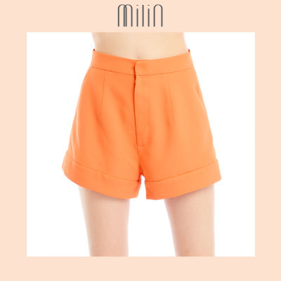 [MILIN] High waist side pockets shorts กางเกงขาสั้นพับขอบเอวสูง / Eminent Shorts