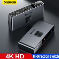 ✠❣✑ Baseus 4K HD Switch HDMI-compatible Adapter for Xiaomi Mi Box HD Switcher 1x2/2x1 for PS4/3 TV Box Switch 4K HD Switch