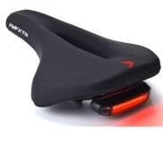 Xe Đạp MTB yên với đèn hậu cảnh báo sạc USB PU thoáng khí mềm xe đạp đường