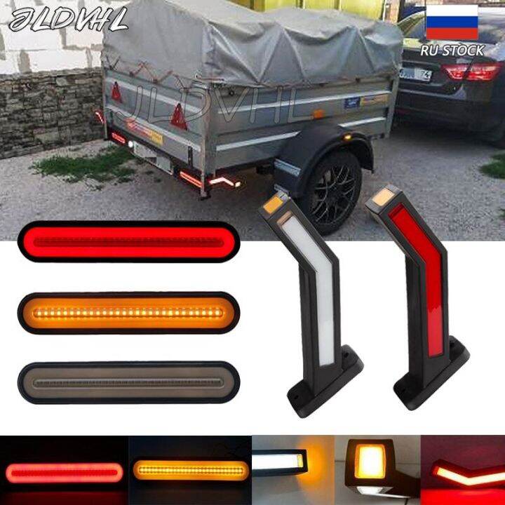 3 in 1 Neon LED Trailer Brake Light Waterproof Tail Brake Flow Turn