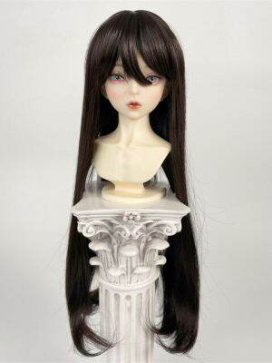 Bjd วิกผม Milk Slik ผมตรงยาวสำหรับ1/3 Sd Gold Winered Black วิกผมสีน้ำตาล Doll Accessories