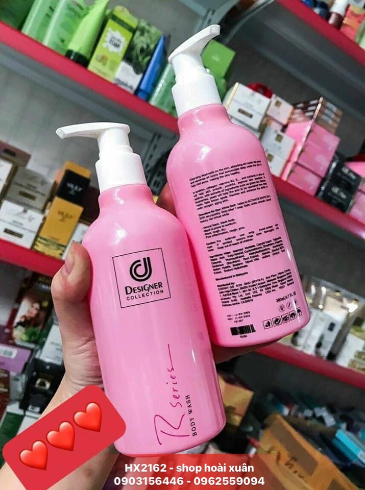 [HCM]Sữa Tắm hương nước hoa Designer Collection Rseries Malaysia - sữa tắm hoa hồng - body was - HX2162
