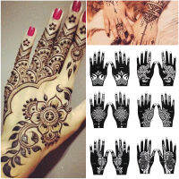 【COD&amp;Ready Stock】2 Pcs Hot Sale DIY Body Art Henna Template Sticker Tattoo Stencils