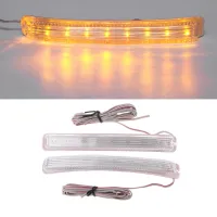 12V Car Auto 9 Amber LED Side Door Mirror Soft Turn Signal Light Universal