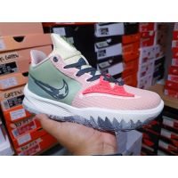 2023 Hot Sale Original✅ NK* Kyri- 4 Low Mens GreenPinkGrey Fashion Basketball Shoes [Free Shipping] {Limited Time Offer}