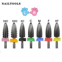 NAILTOOLS 2 Way Typhoon Carbide Tungsten Left+Right hand Tungsten stable shank Accessories Cutter pedicure nail drill bits