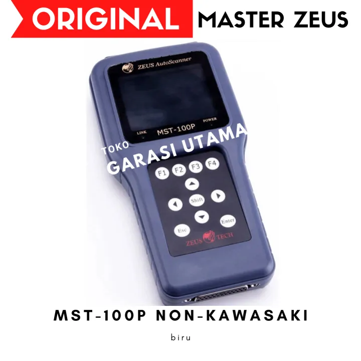 ZEUS MST100P NonKAWASAKI Scanner Motor Injeksi Warna Biru Original