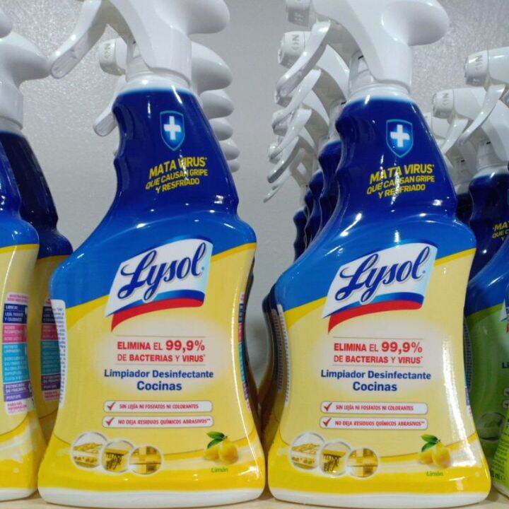 Disinfectant Spray Lysol Lemon Kitchen Spray Cleaner - 500ml | Lazada PH