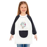 Painting Smock Washable Kids Apron With Long Sleeve And Large Pockets Childrens Painting Apron For Children Painting Gown Aprons