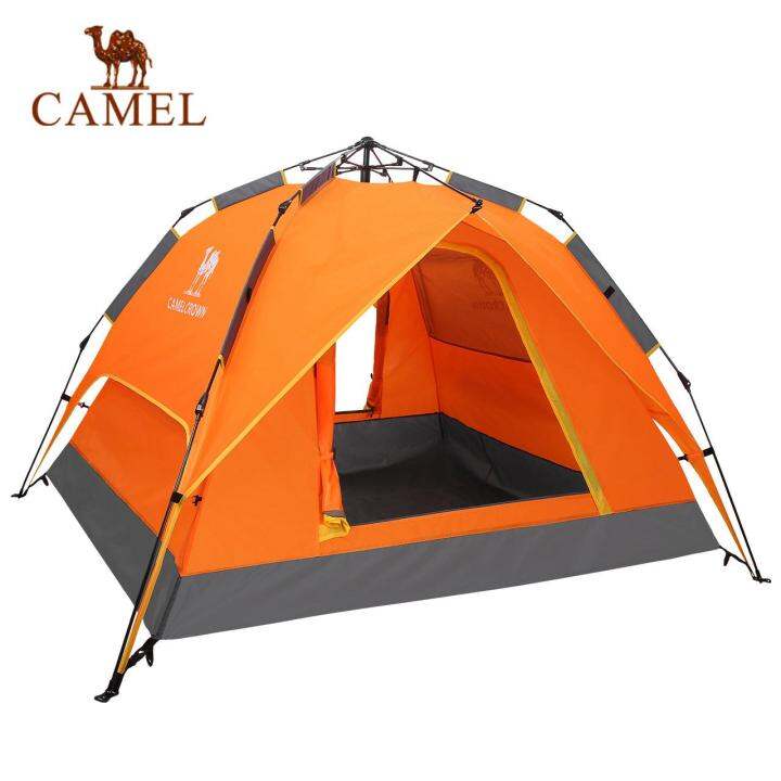 Camel outdoor new 3—4 people 4 season full-automatic rainproof tent instant  rapid opening tent for camping, hiking and expeditions | Lazada PH