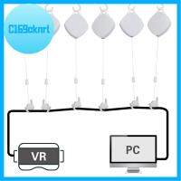 C169CKNRL 3ชิ้นอุปกรณ์หูฟัง VR ตะขอเพดาน VR การจัดการสายเคเบิล VR ระบบรอก VR สำหรับ Quest2 Oculus
