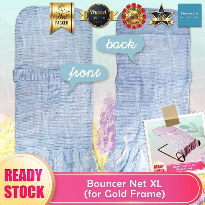 Bouncer Net Xl For Gold Frame Net Only Kain Buai Lantai Ready