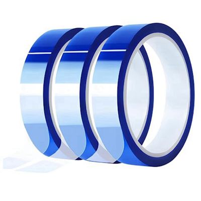 20mm Heat Resistant Tape for Sublimation , 33m (108 Ft) 3Inch Core High Temp, Strong Adhesion, Blue,