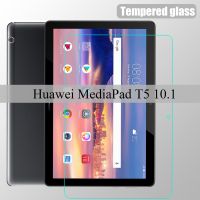 【ขวดอิเล็กทรอนิกส์】แท็บเล็ตแก้วแข็ง HD สำหรับ Huawei MediaPad T5 10.1ฟิล์มกันรอยกันกระแทกปกป้องหน้าจอกันรอยขีดข่วนสำหรับ AGS2-W09/W19/L03/L09